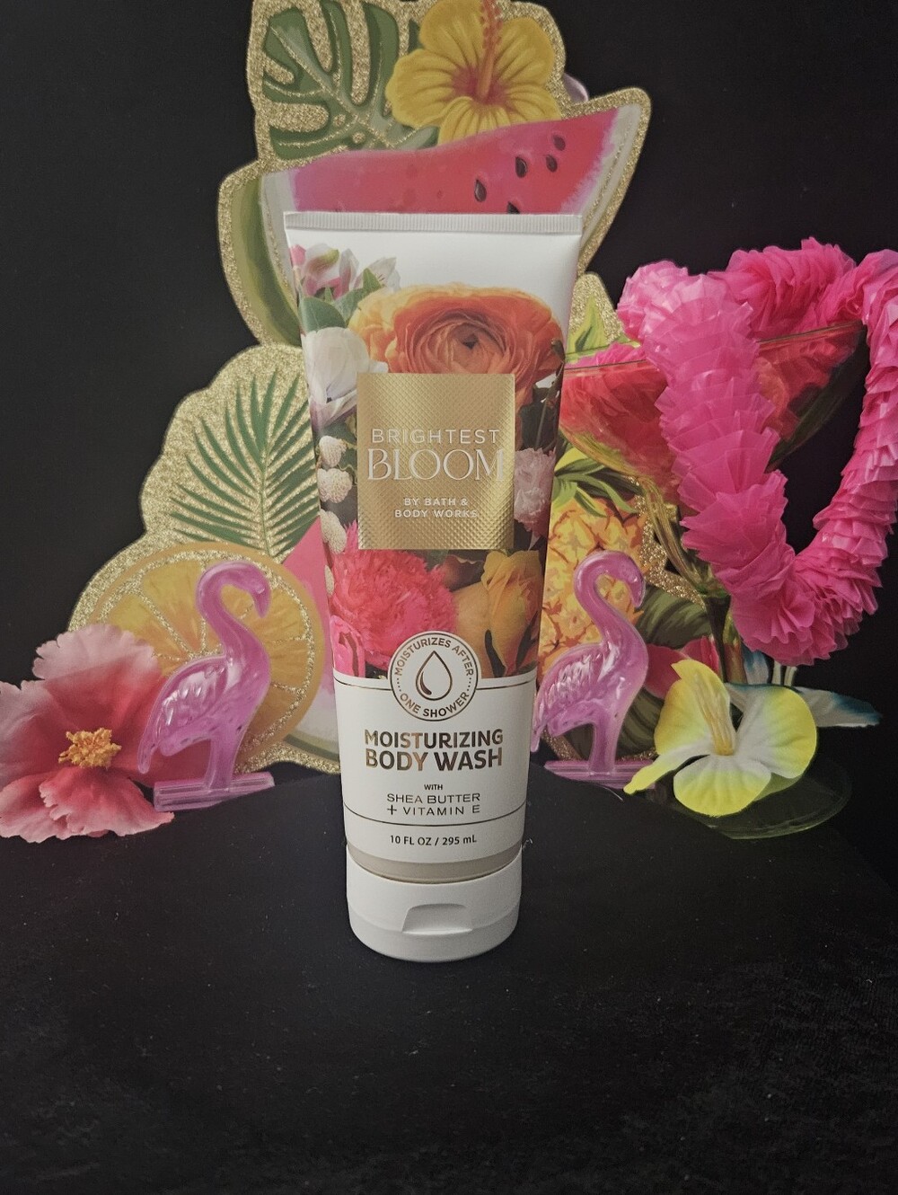 NWT Bath & Body Works Brightest Bloom Moisturizing Body Wash - Pink, Yellow